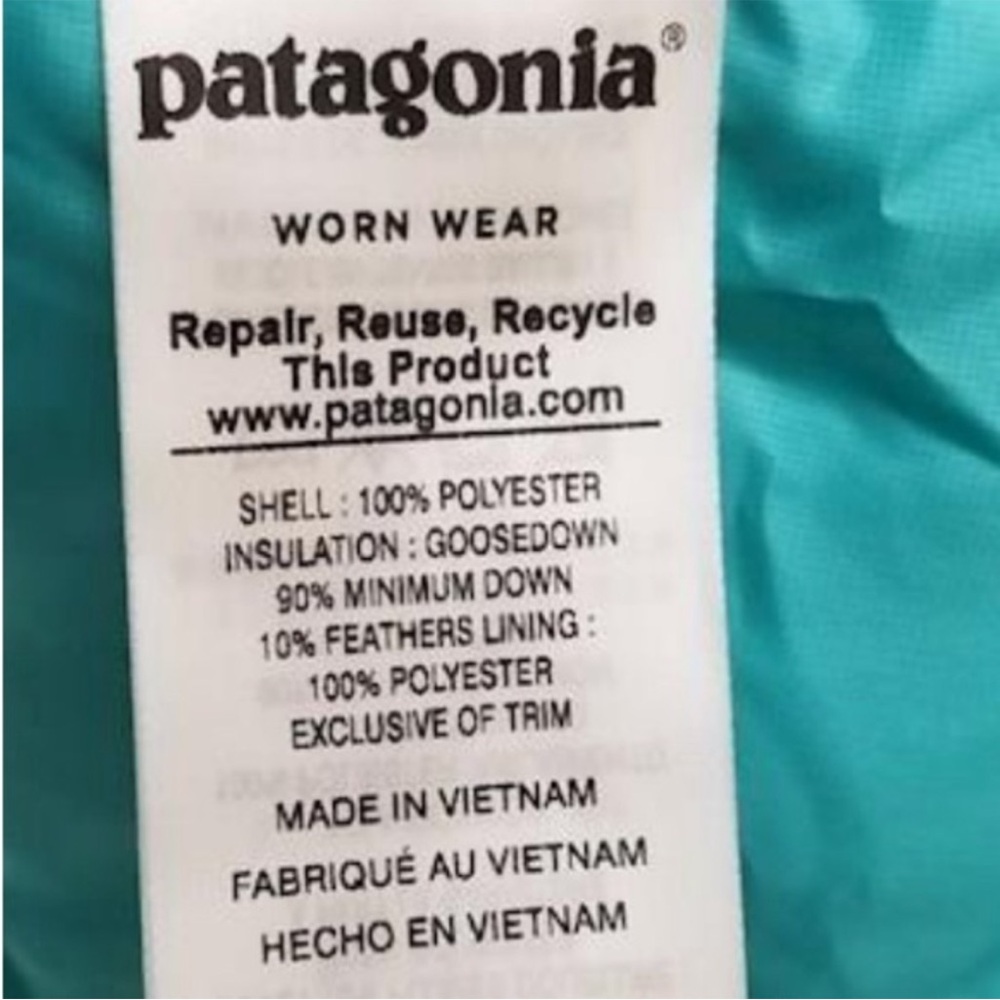 Patagonia Women's Down Sweater Vest XXS Navy NWOT - Picture 14 of 16
